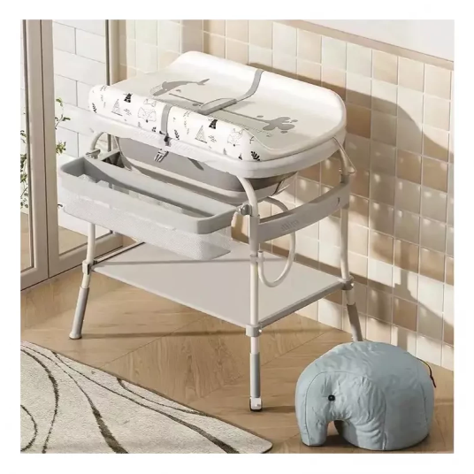 Soporte Y Bañera Bebe Con Cambiador
