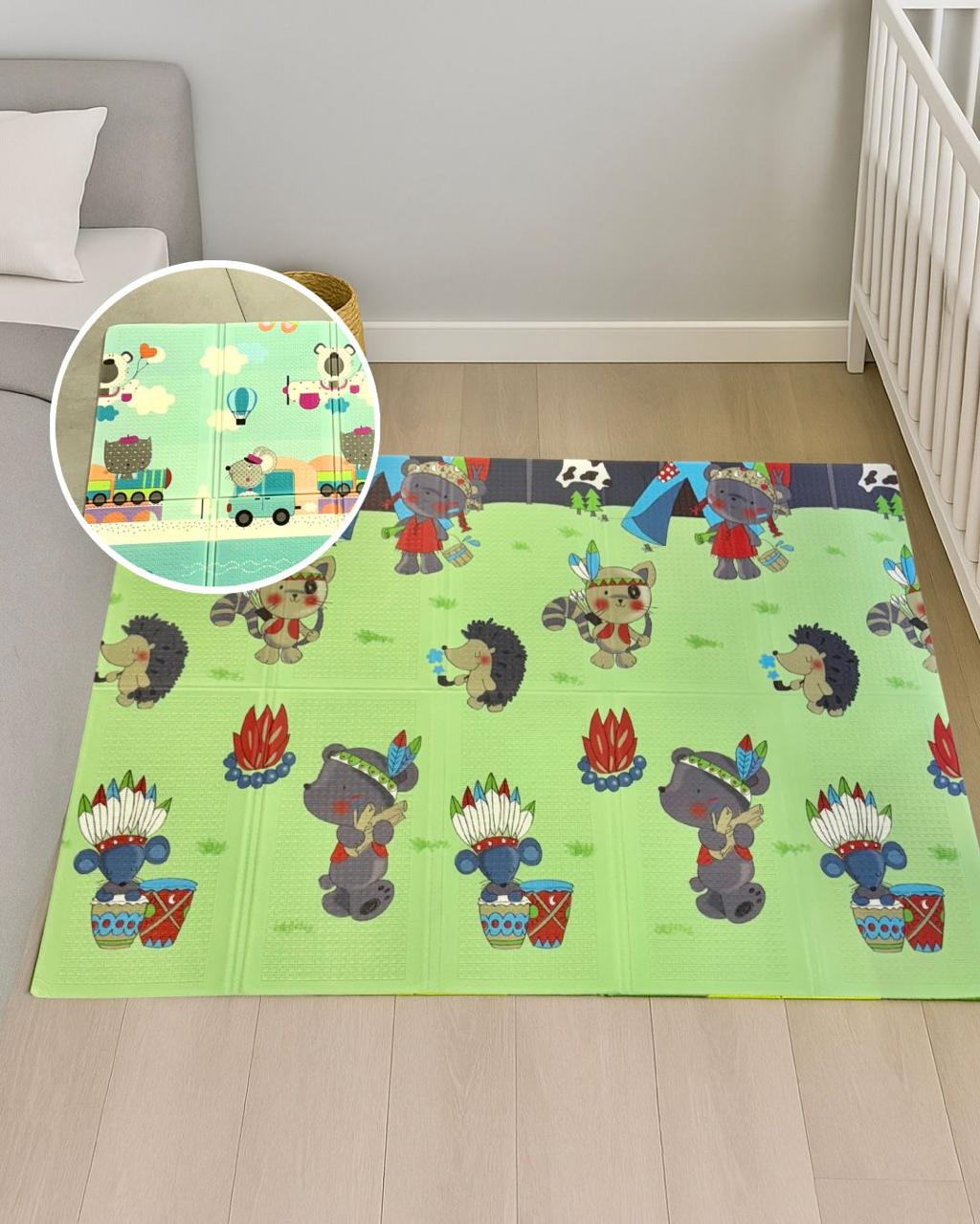 Tapete De Juego Plegable Gateo Bebé